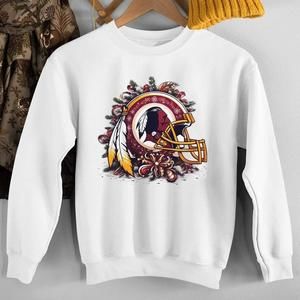 Washington Commanders Nfl Christmas Sweatshirt, White Unisex Sweatshirt